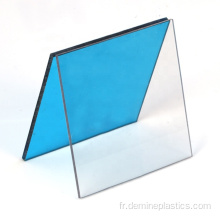 Feuille de toiture en feuille de polycarbonate solide colorée